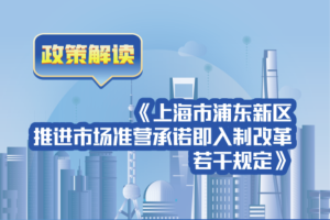 一图读懂《上海市浦东新区推进市场准营承诺即入制改革若干规定》