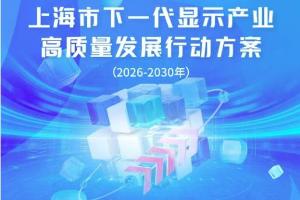 一图读懂：上海市下一代显示产业高质量发展行动方案（2026-2030年）
