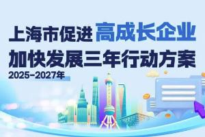 一图读懂！上海市促进高成长企业加快发展三年行动方案（2025-2027）