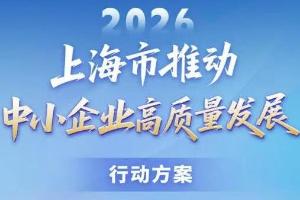 九大行动，21项任务！上海出台行动方案，推动中小企业高质量发展→